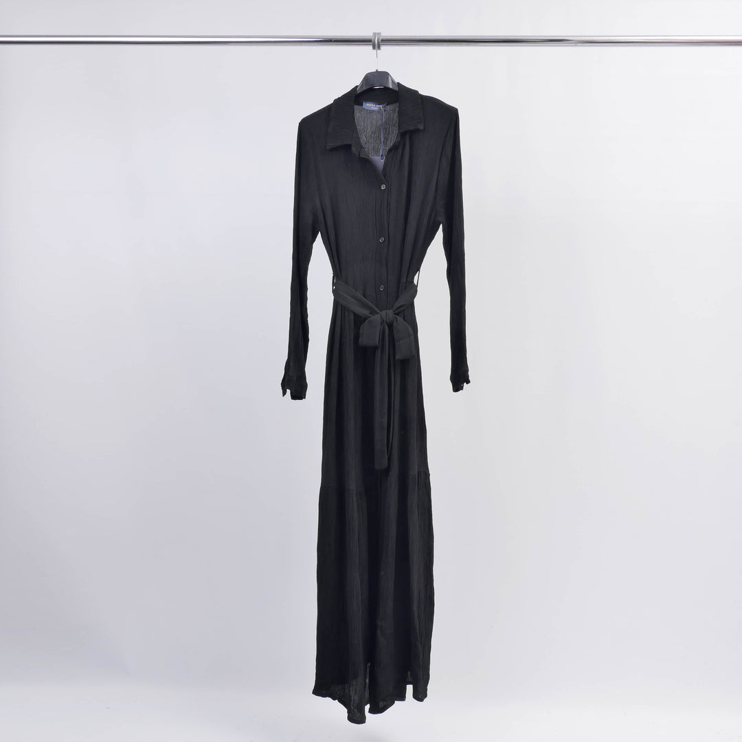 Viscose Crepe V-Neck Dress TDM53223