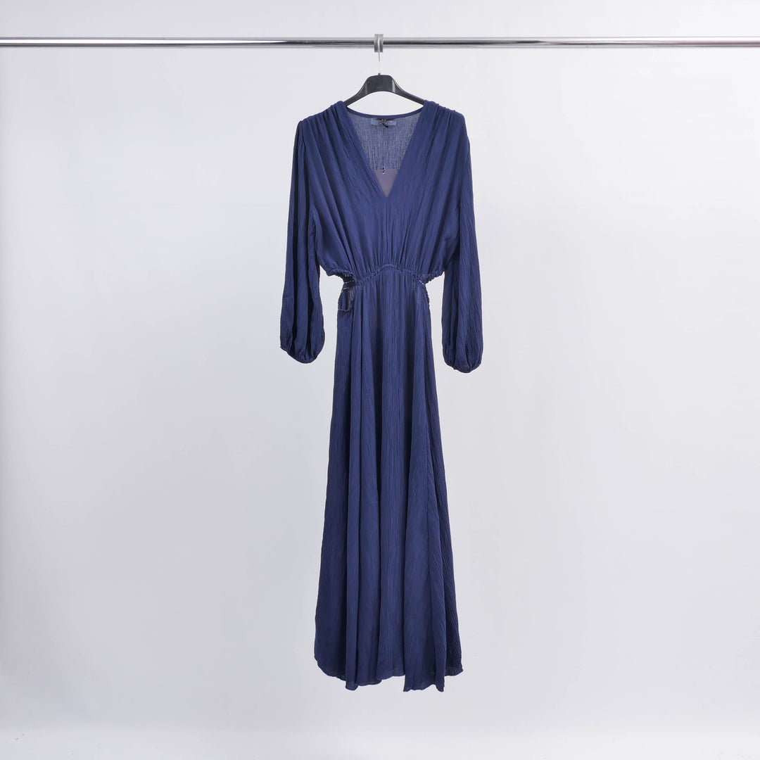 Viscose Crepe V-Neck Dress TDM53223