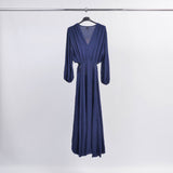 Viscose Crepe V-Neck Dress TDM53223