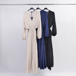 Load image into Gallery viewer, Viscose Crepe V-Neck Dress TDM53223
