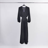 Viscose Crepe V-Neck Dress TDM53223