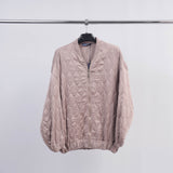 Satin Viscose Bomber Jacket TDM09323-VS