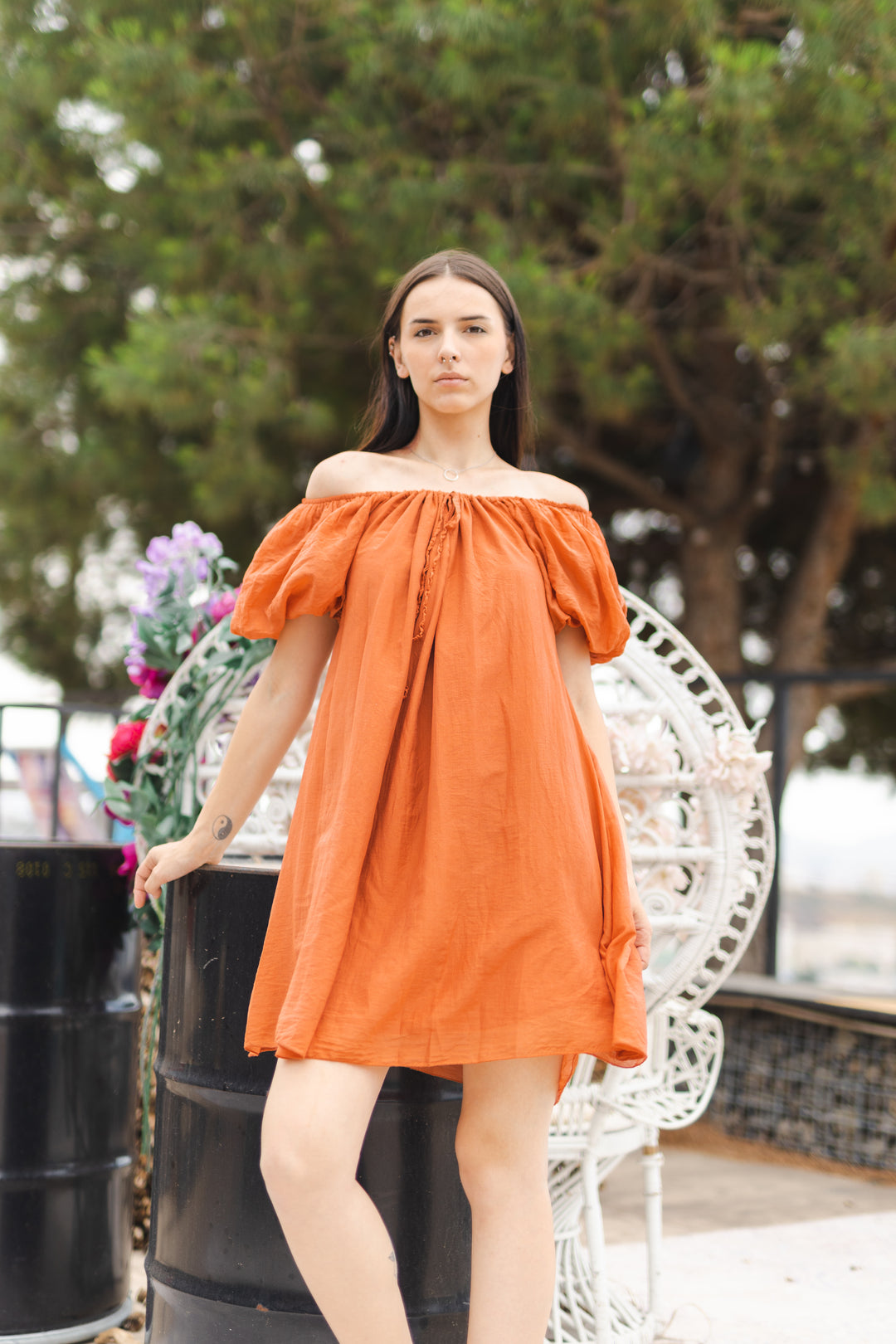 Robe Voile De Coton TDM38624