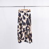 Satin Viscose Patterned Skirt TDM31919-14