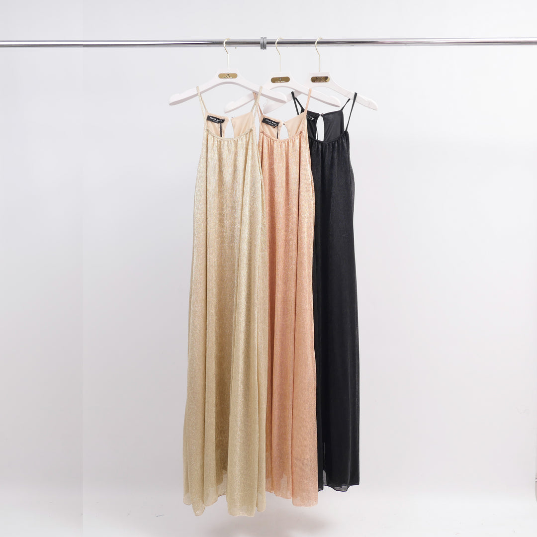 Iridescent Strappy Dress TDMK513-3