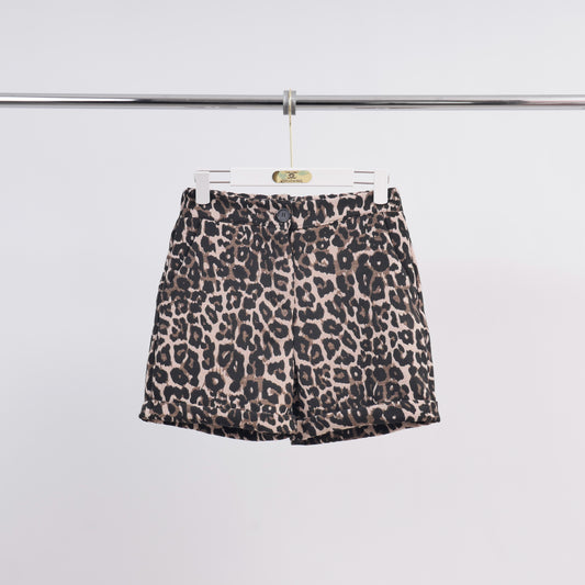 Short Taille Haute Motif Léopard TDM08721