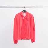 Blouse with Lavallière Tie CWC11729