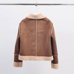 Load image into Gallery viewer, CVGI164 Zip-Up Shearling Jacket
