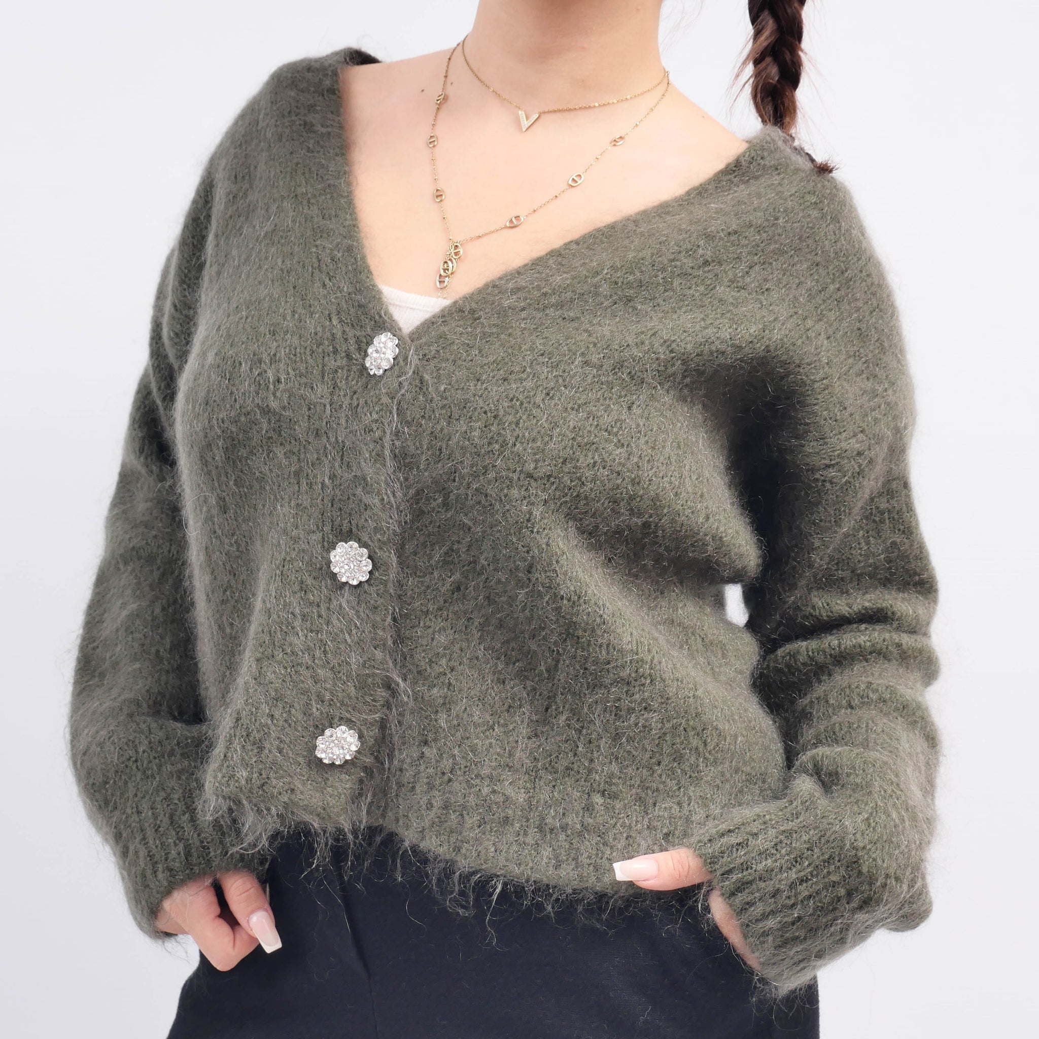 Cardigan Boutonné Mohair MCL24151