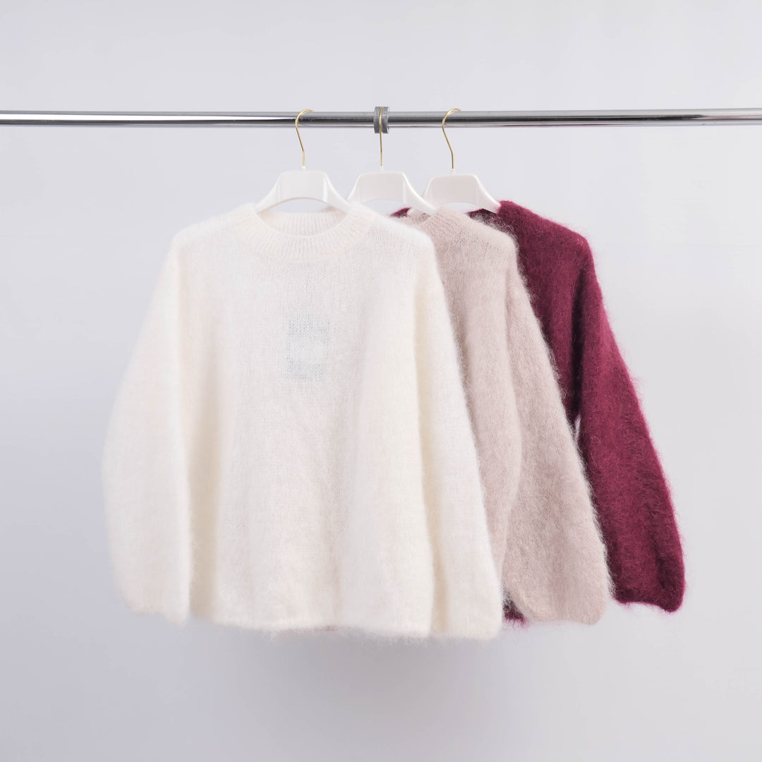 Mohair Crew Neck Sweater MCL22348
