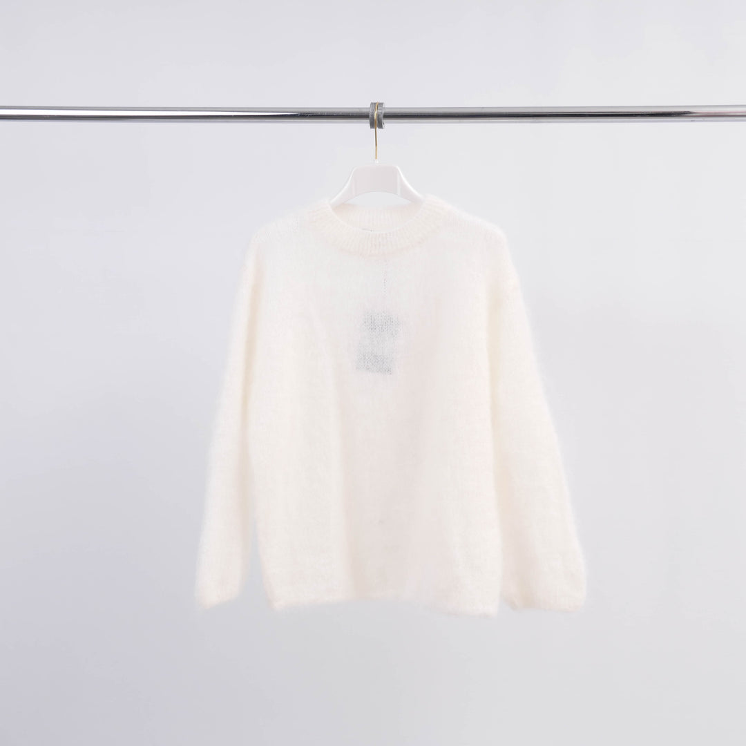 Mohair Crew Neck Sweater MCL22348