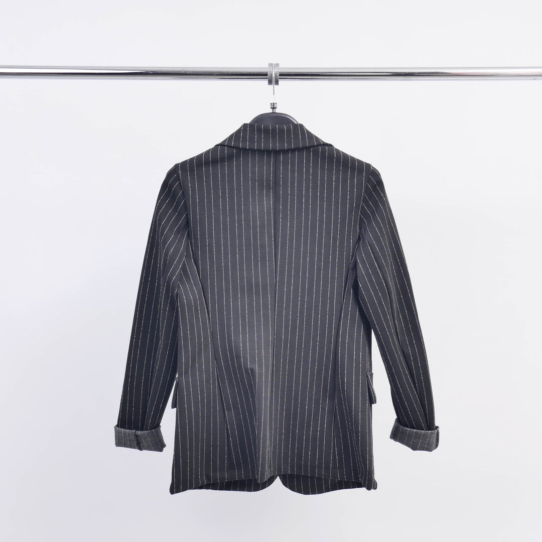 Veste A Rayures Avec Ecussons Brodés CVA522727