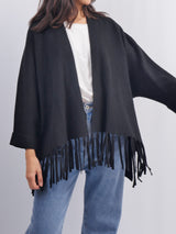 Knit Vest with Fringe DSY24295