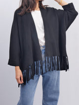 Knit Vest with Fringe DSY24295