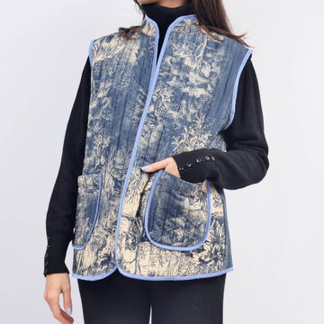 Gilet Matelassé A Motif KD7293