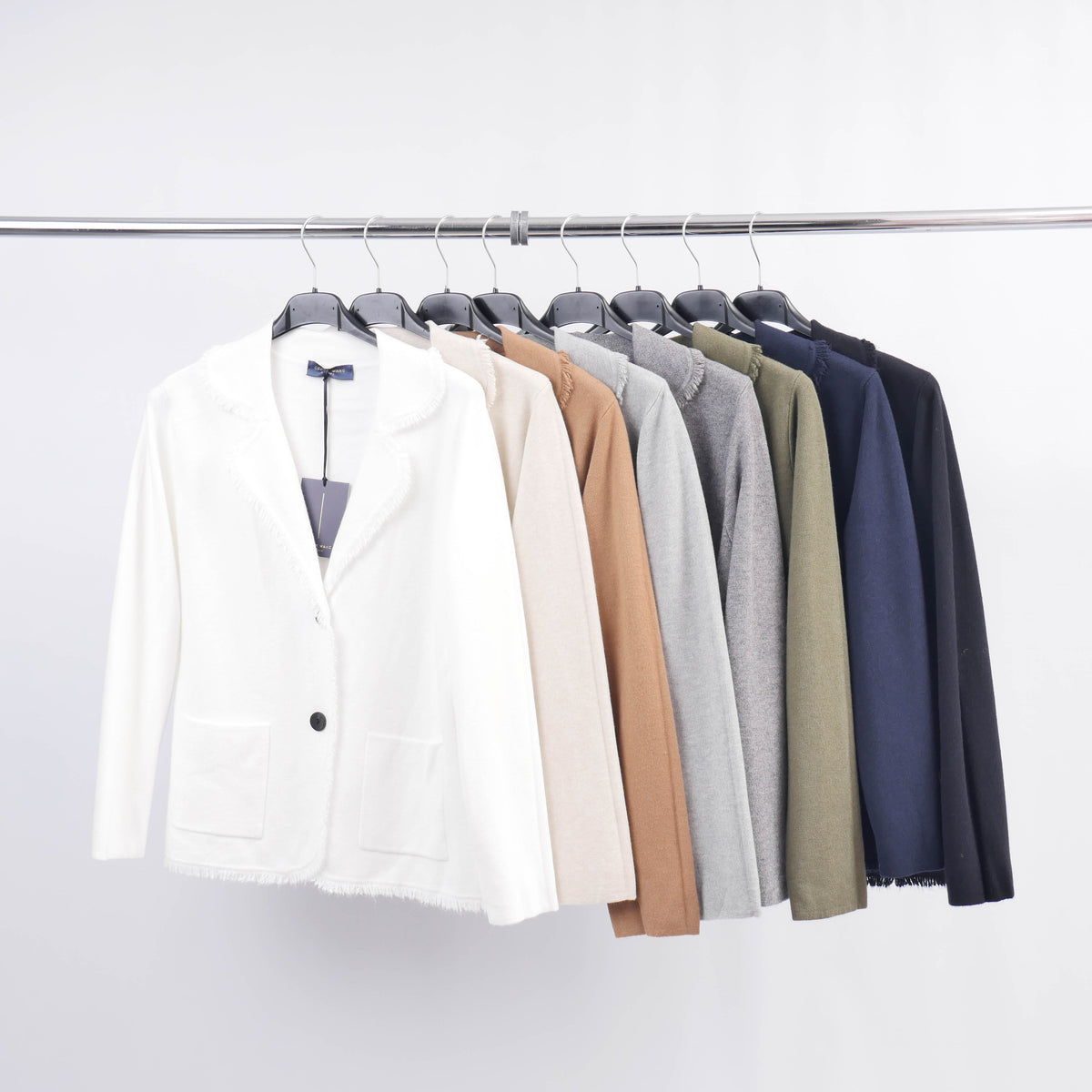 Knit blazer with two pockets dsy24220