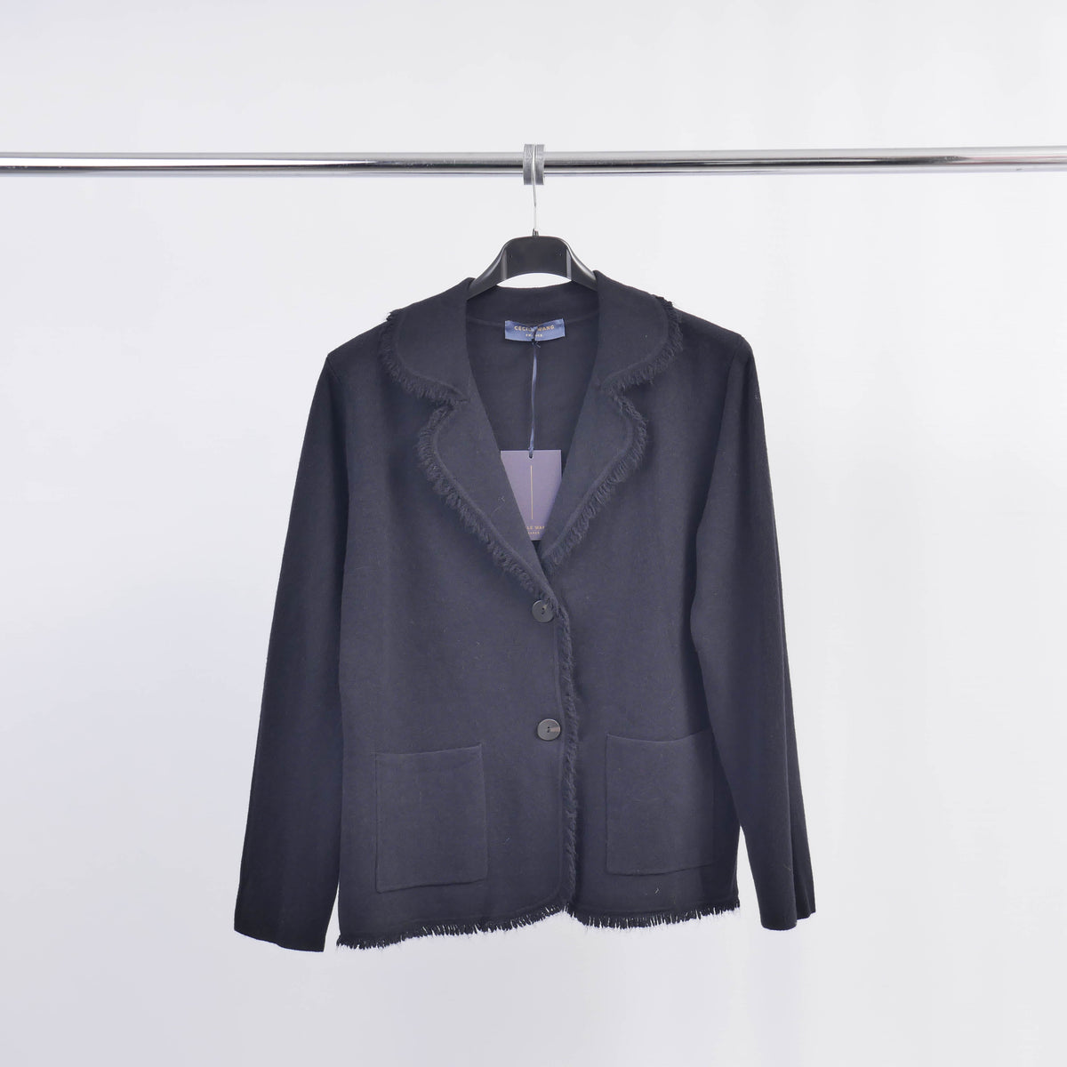 Knit blazer with two pockets dsy24220