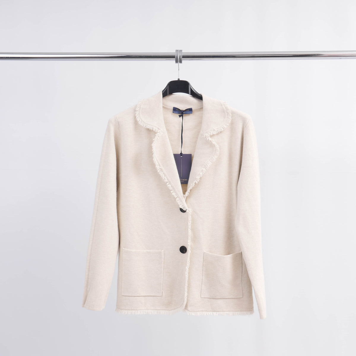 Knit blazer with two pockets dsy24220
