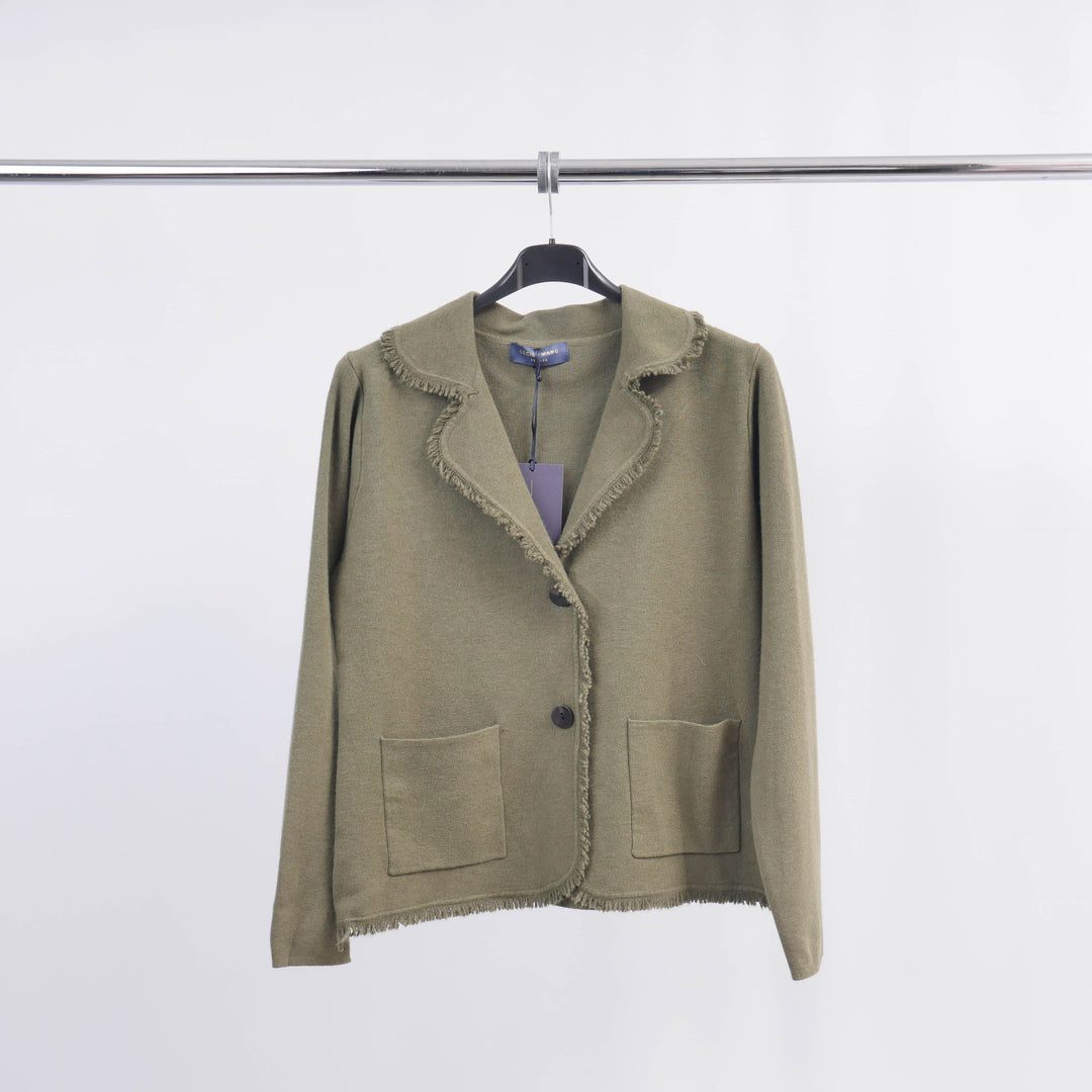 Knit Blazer with Two Pockets DSY24220