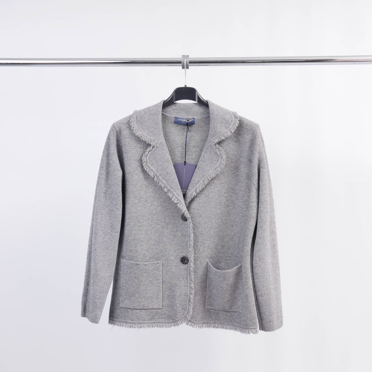 Knit blazer with two pockets dsy24220