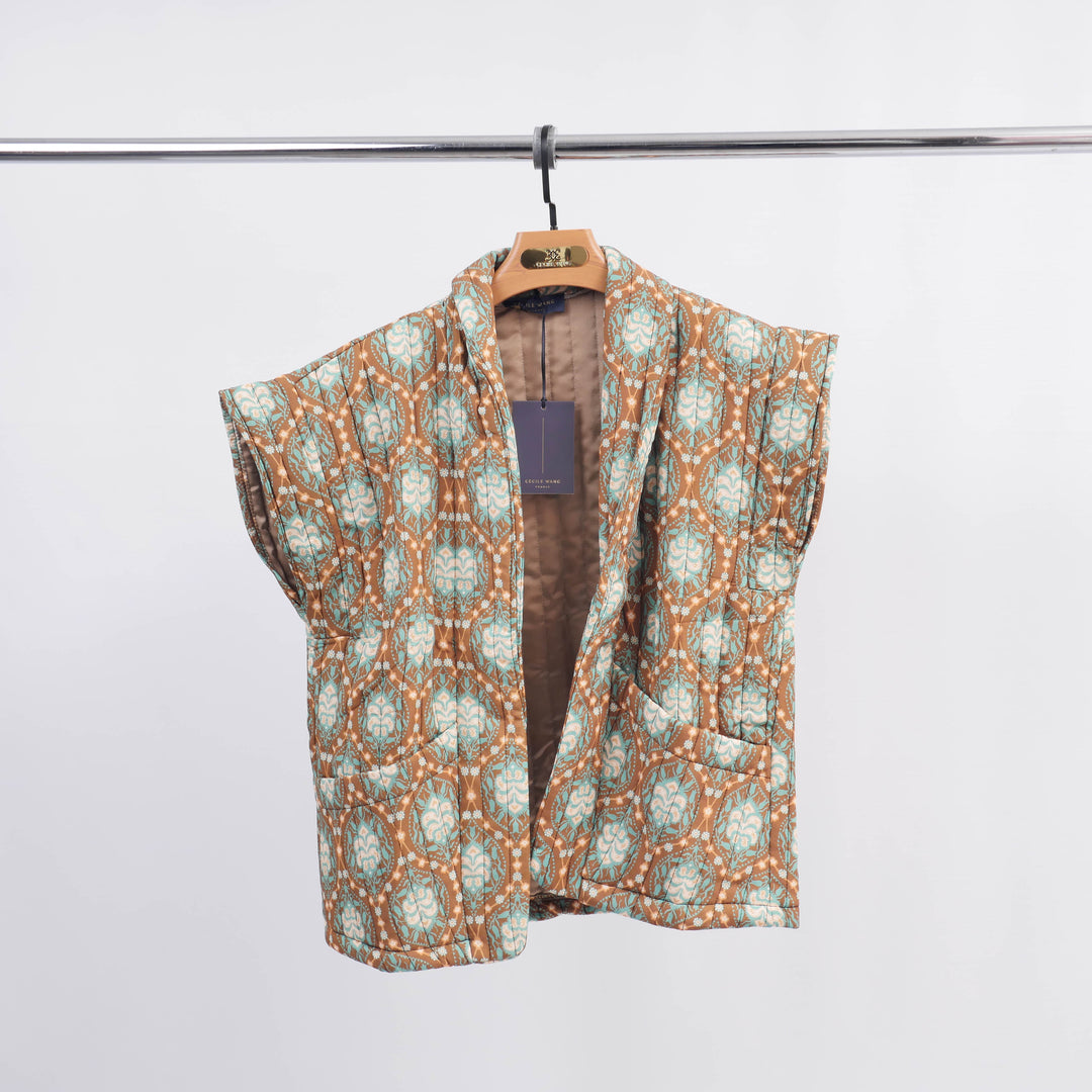 Quilted Patterned Vest KD7316-2