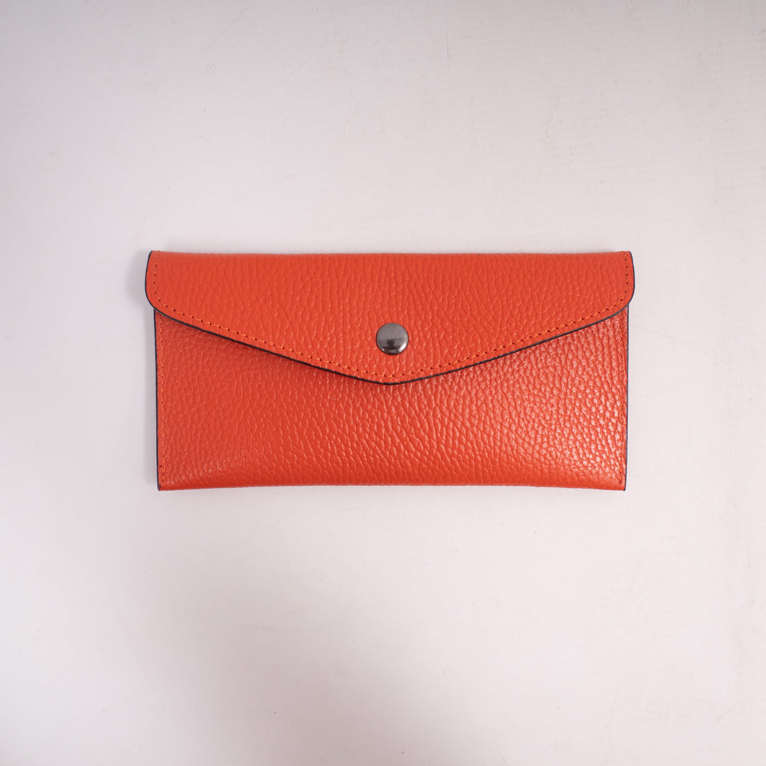 Porte Monnaie Enveloppe En Cuir Grainé 51194