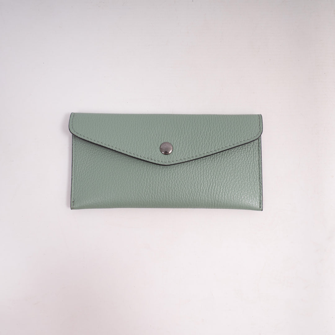 Porte Monnaie Enveloppe En Cuir Grainé 51194