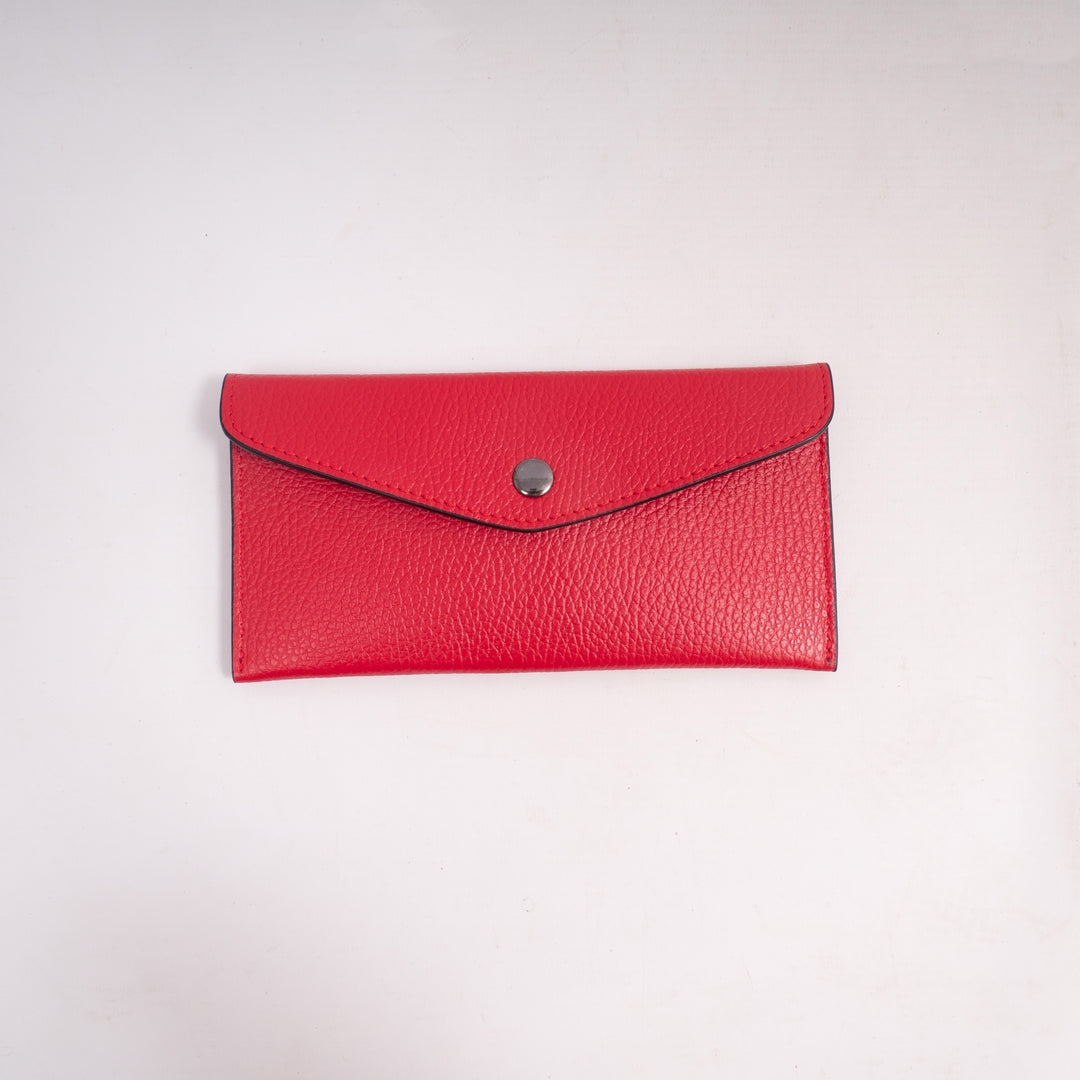 Porte Monnaie Enveloppe En Cuir Grainé 51194