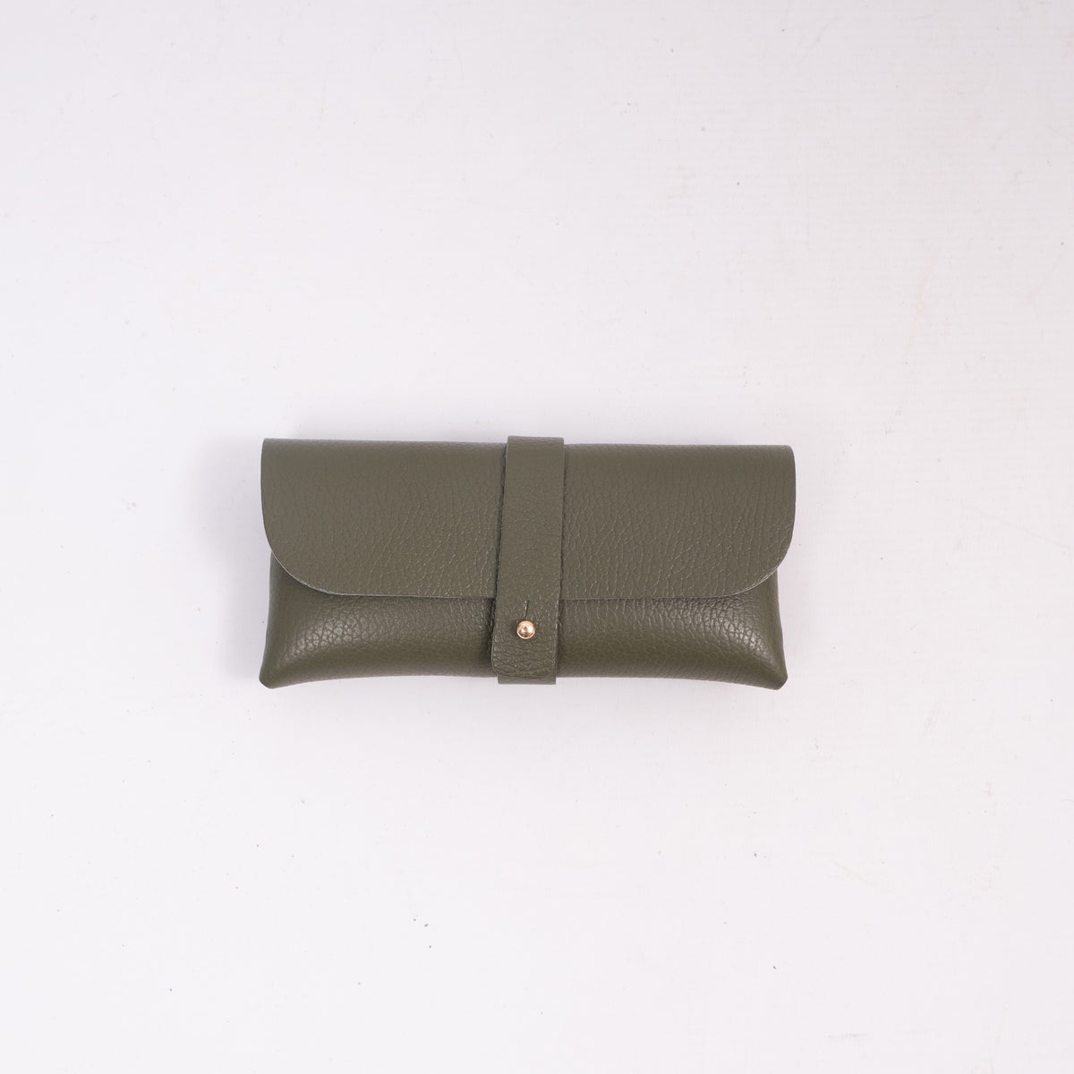 Cowhide leather eyeglass case 56001