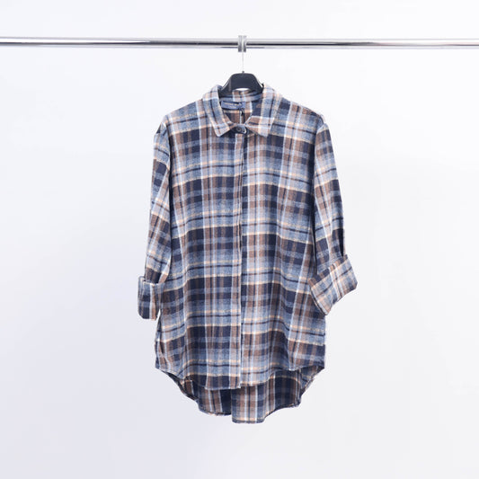 Chemise A Carreaux En Coton TDM50320-32