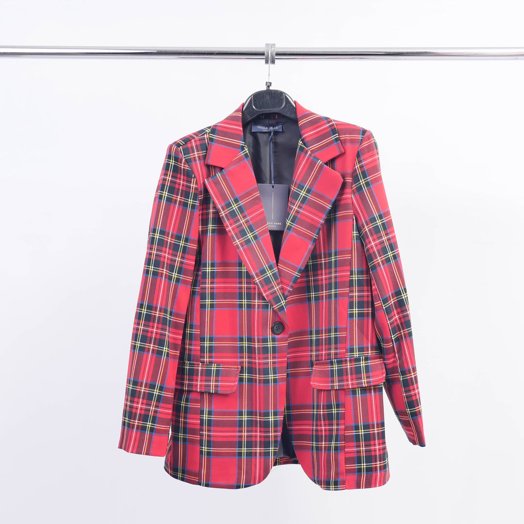Checkered Blazer TDM55320-5