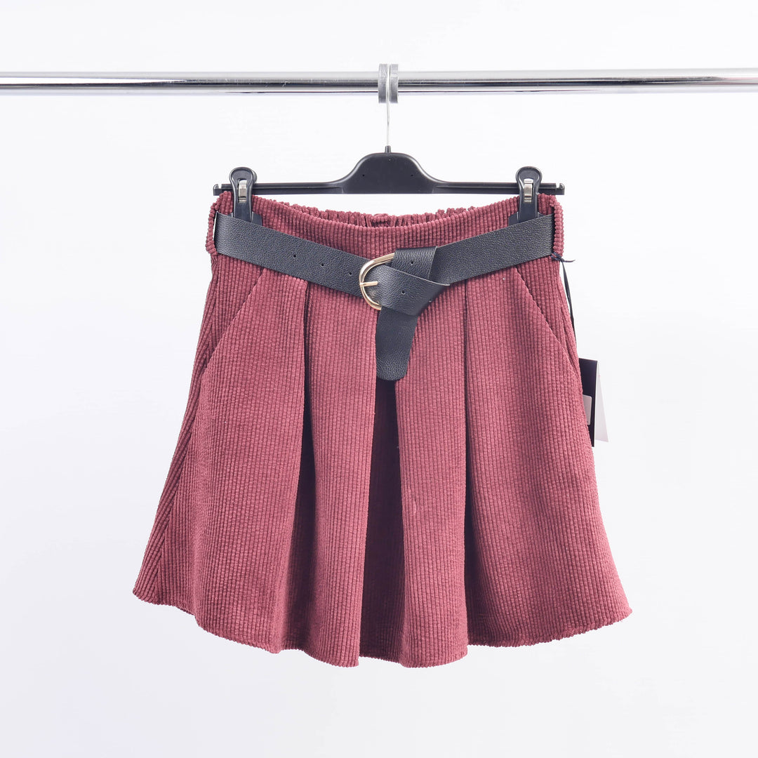Short Belted Skirt TDM72824