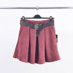 Load image into Gallery viewer, Short Belted Skirt TDM72824
