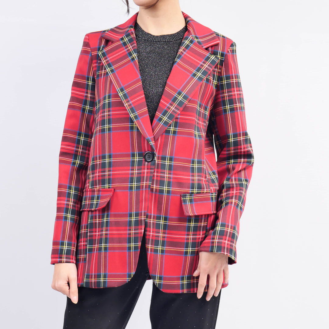 Checkered Blazer TDM55320-5