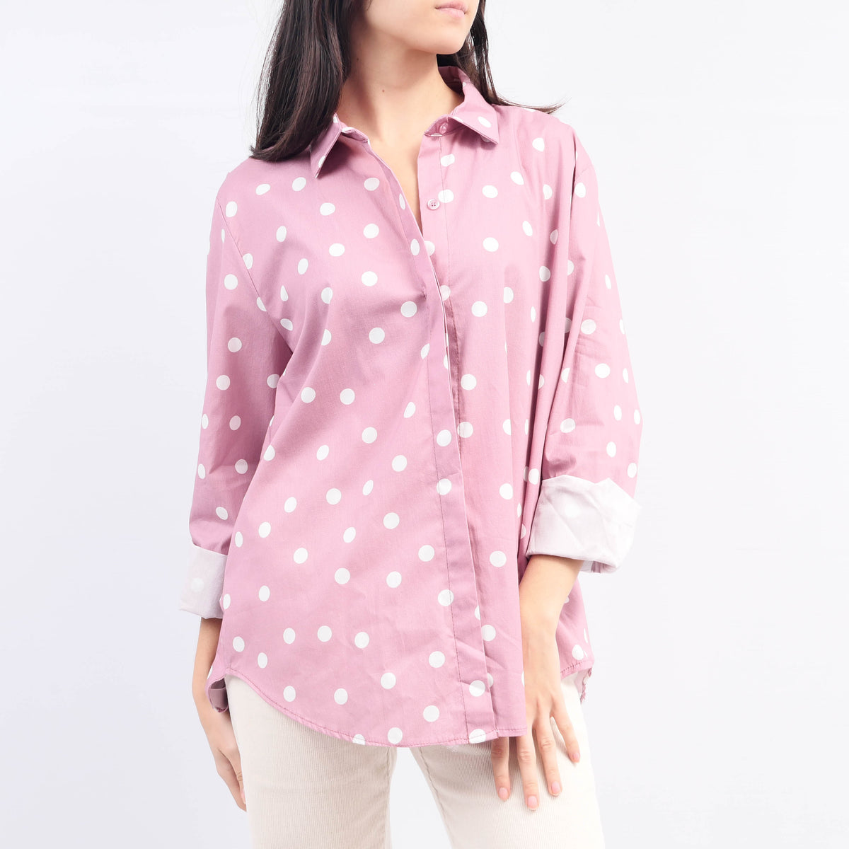 Polka dot shirt tdm50320 34