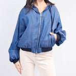 Charger l'image dans la galerie, Veste A Capuche Effet Jean BCG01405
