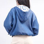 Charger l'image dans la galerie, Veste A Capuche Effet Jean BCG01405
