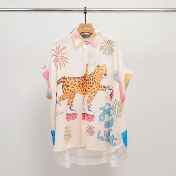 Chemise imprimée safari ludique  YCM80206-2