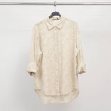 100% Cotton English Embroidery Shirt - TDM50320-45