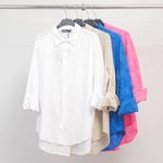 Charger l'image dans la galerie, Chemise broderie anglaise 100% coton - TDM50320-45
