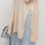 Charger l'image dans la galerie, Chemise longue oversize en lin  YX90769
