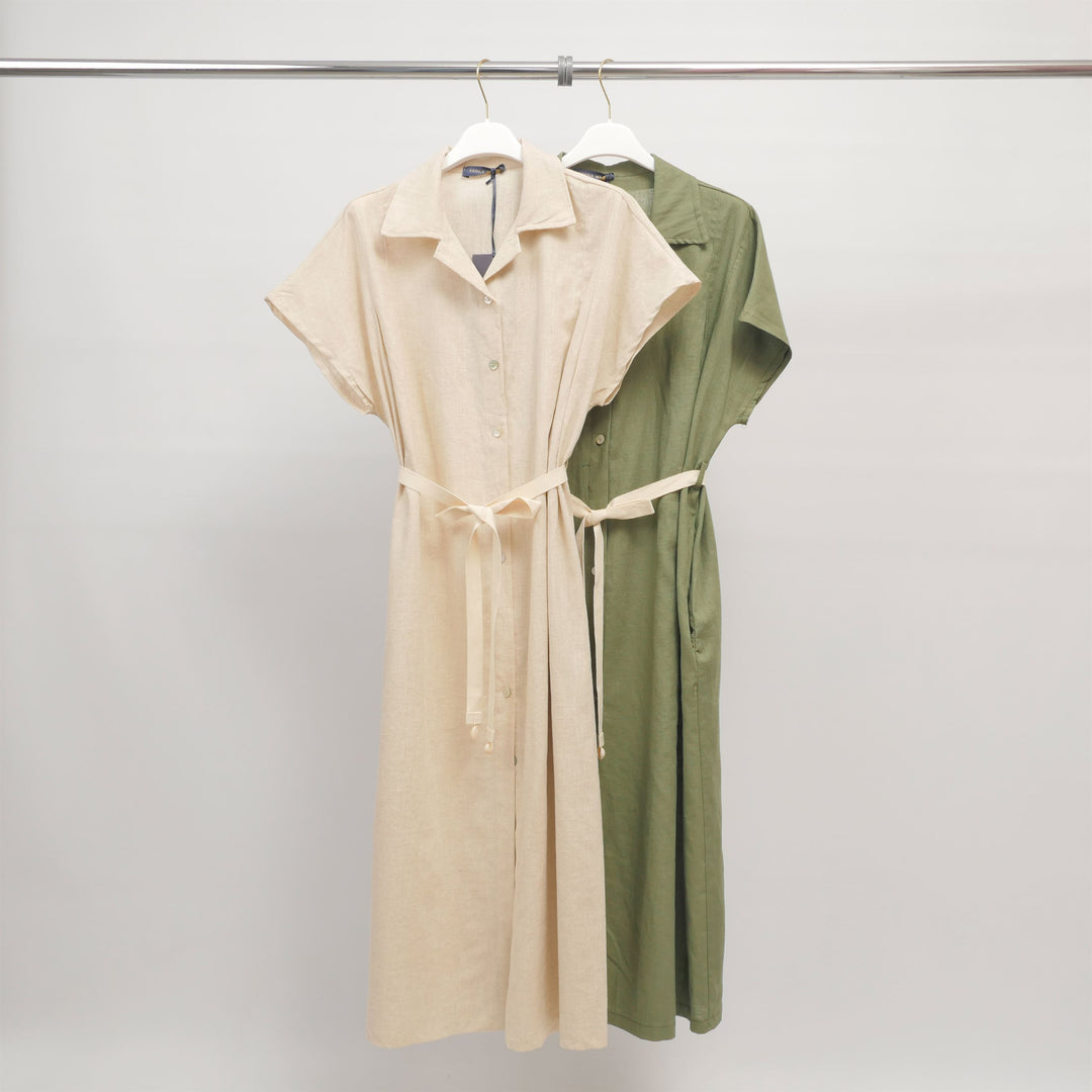 Belted shirt dress BCG02631