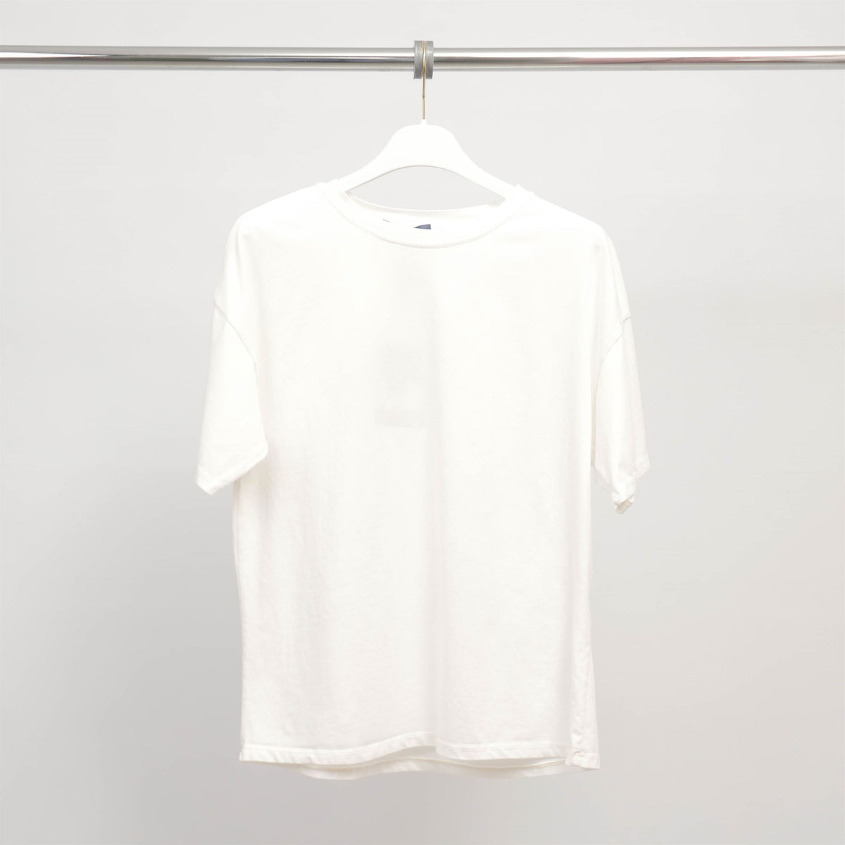 Loose fit stretch cotton t shirt bcd1023