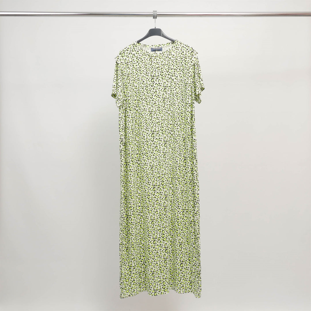 Robe longue imprimé léopard  TDM20524-2