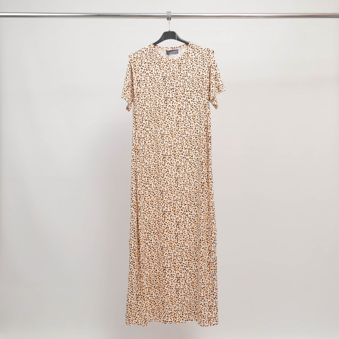 Robe longue imprimé léopard  TDM20524-2