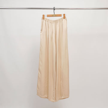 Pantalon large satiné en viscose satinée KD6706VS
