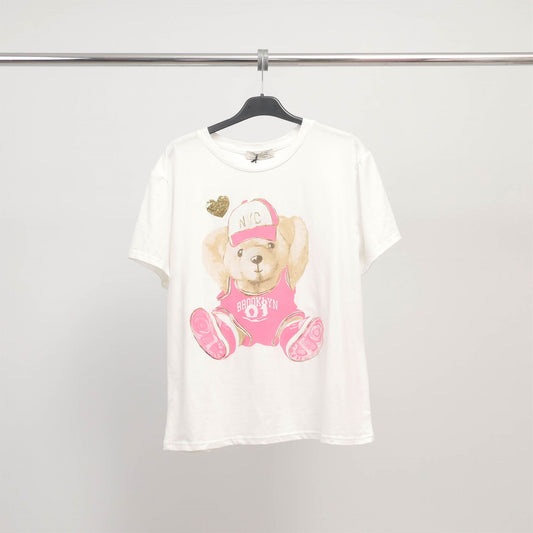 T-shirt ours coloré CSS24020-4