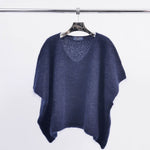 Load image into Gallery viewer, Oversized V-neck knitted poncho MCL24036
