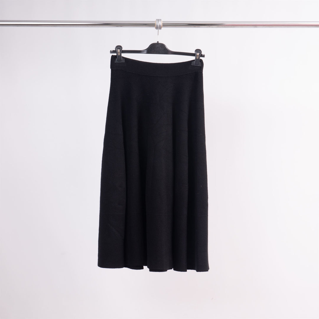 Jupe midi en maille fluide évasée DSY9103