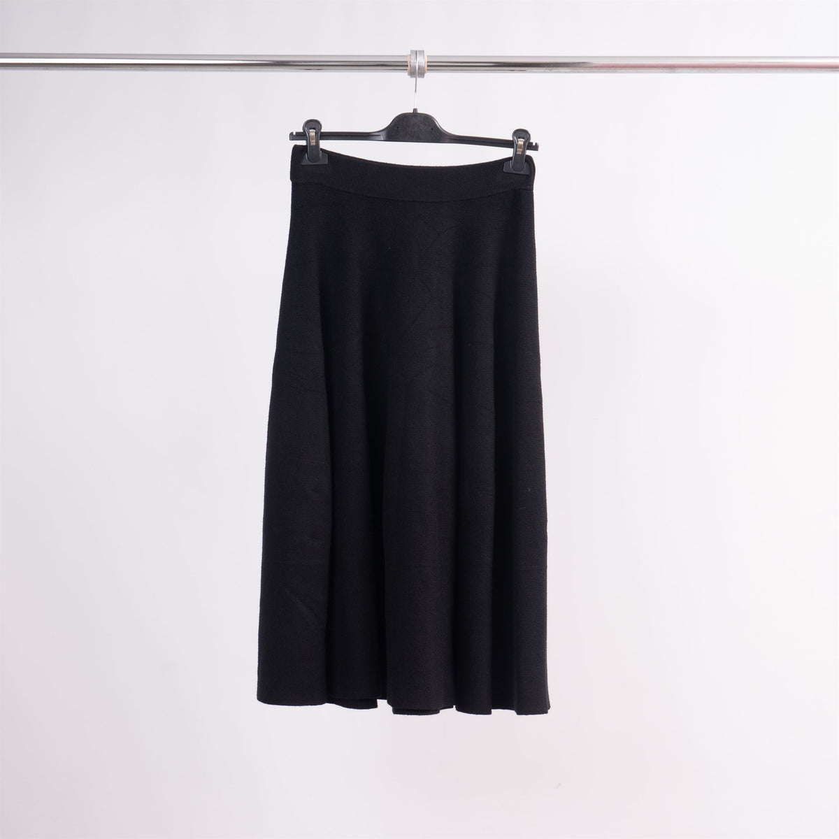 Dsy9103 flared flowy knit midi skirt